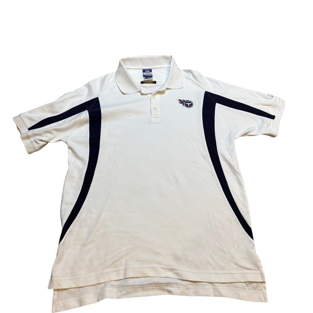 💙 NFL TEAM APPAREL 🏈 Tennessee Titans Polo Shirt M‎ ✨ Vintage Game Day Style